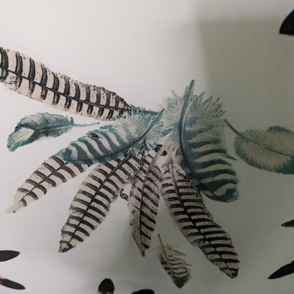 OVI* Boho pull on polyester chiffon lined 3/4 sleeve round neck mid length dress - Picture 8 of 13